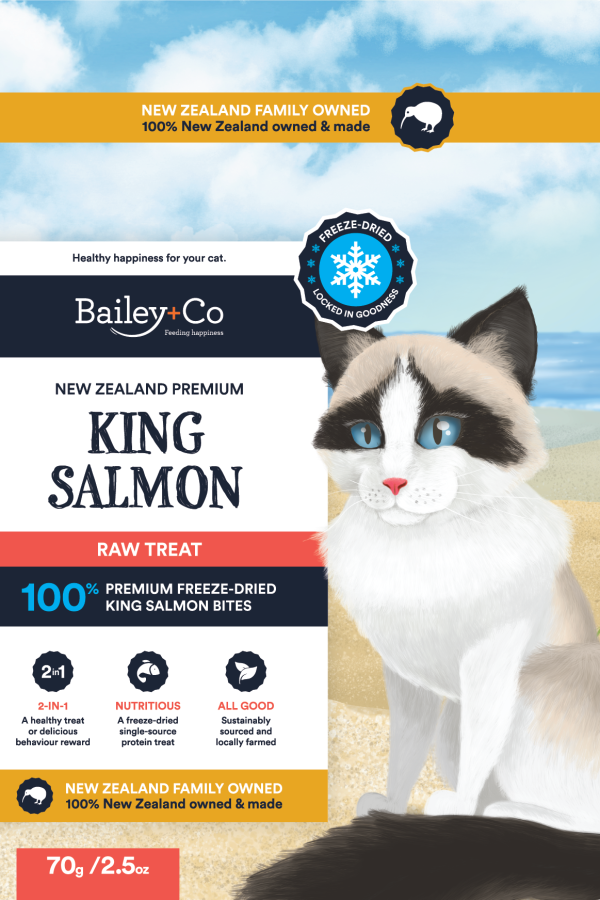 Bailey+Co Salmon Treat Feline