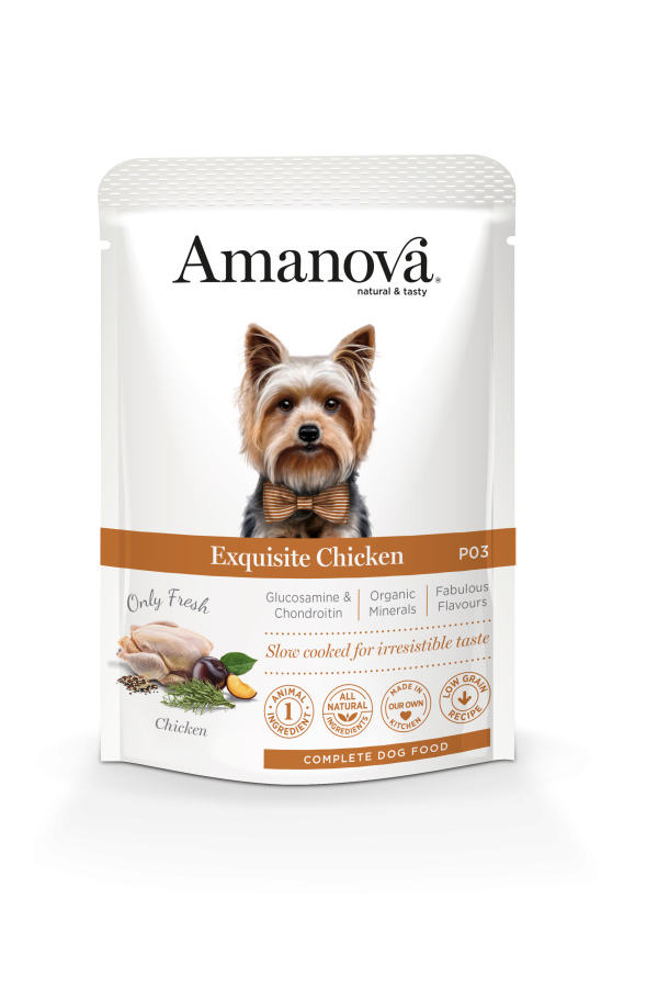Amanova Dog Pouch Adult Chicken 100 gr