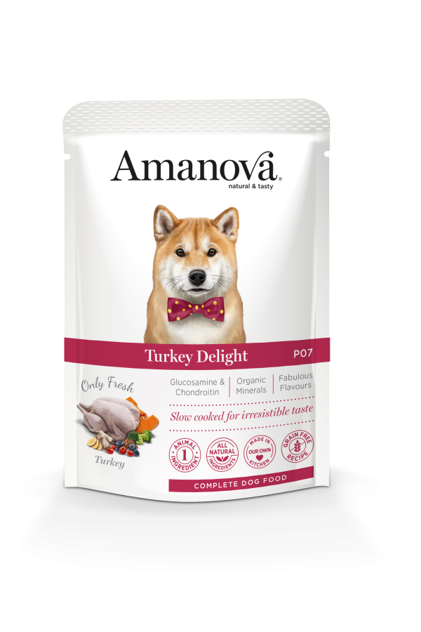 Amanova Dog Pouch Adult Grain-free Turkey 100 gr