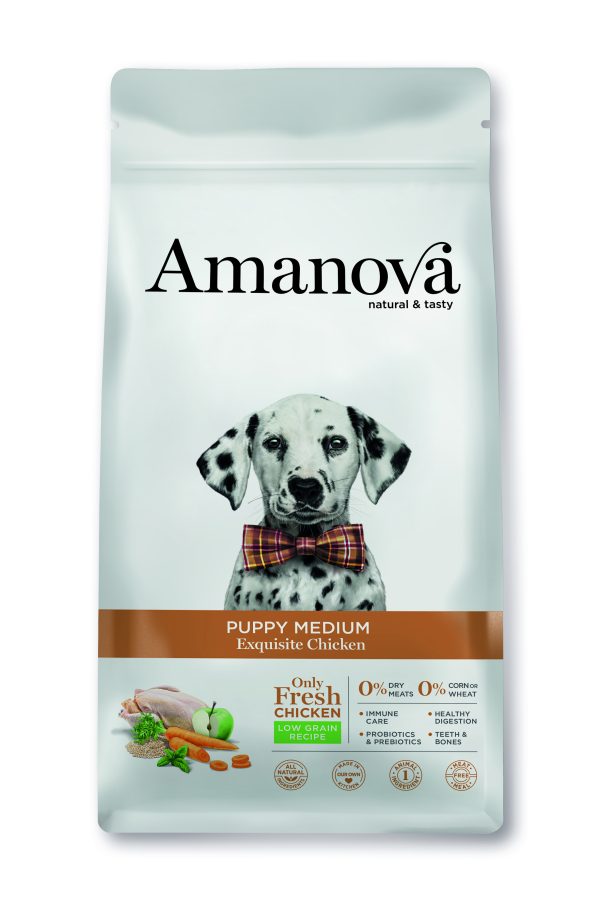 Amanova Dog Medium Puppy Chicken 2 kg