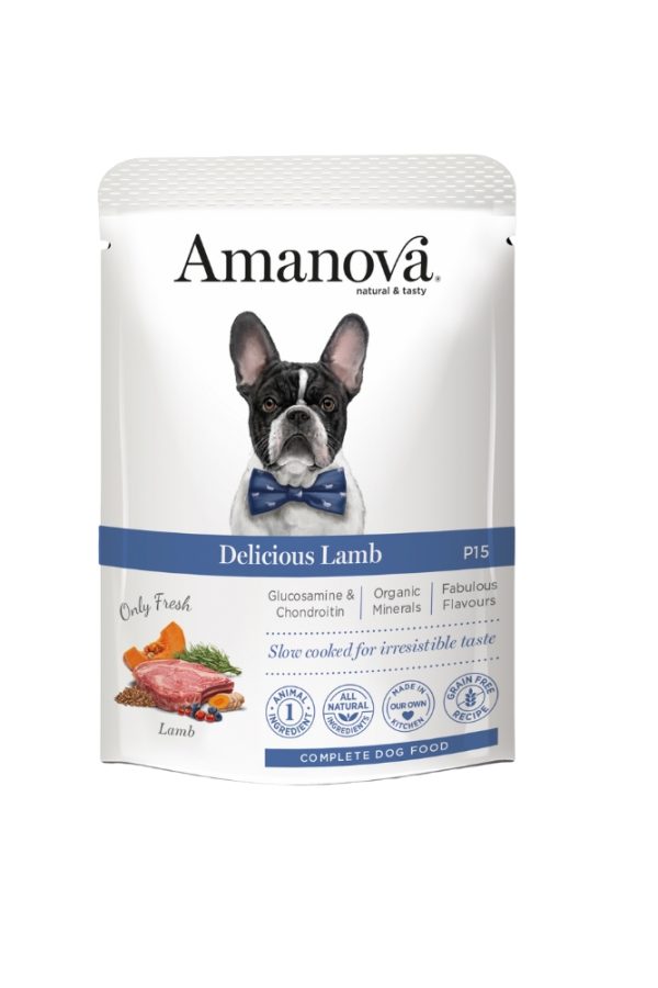 Amanova Dog Pouch Adult grain-free Lamb & Pumpkin 100 gr